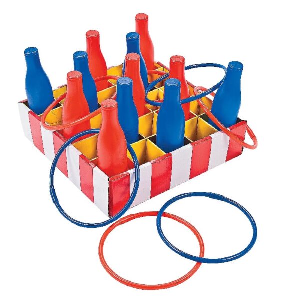 Bottle Ring Toss Game - 25 Pieces