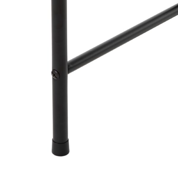 3-Shelf over the Toilet Steel Wall Mount Storage Shelf Unit, Black, Holds up to 30 lb Capacity