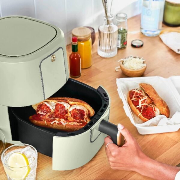 3 Qt Air Fryer with TurboCrisp Technology, White Icing by Drew Barrymore