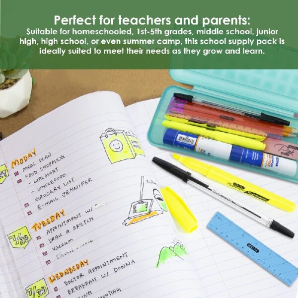 BAZIC School Kit Supplies Kit 86 Count, Bazic Products School Supplies Composition Books for Student 3-6 Grades, Spec May Vary, 1-Pack