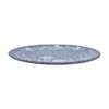 12-Piece Daisy Bamboo Melamine Dinnerware Set, Blue