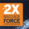 6-Mode Powerpulse Therapeutic Massage Showerhead Chrome XAU-643E