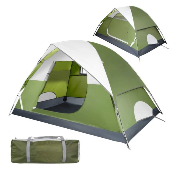 2/4 Person Tents for Camping - Waterproof Lightweight Outdoor Camping Tent Easy Set up