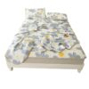Soft, Breathable & Skin-Friendly Latex Pad with 2 Pillowcases, 150x200cm/59.1x78.7in Summer Cooling Mattress Topper