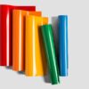 Cricut Premium Vinyl Rolls Bundle - Rainbow 15 Foot Adhesive Vinyl Rolls