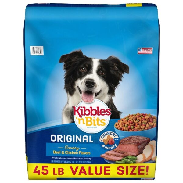 Bits Original Savory Beef & Chicken Flavors Dry Dog Food, 45 lb. Bag
