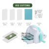 WRVCSS Portable Manual Mini Die Cutting & Embossing Machine for Arts & Crafts, Scrapbooking & Cardmaking,3