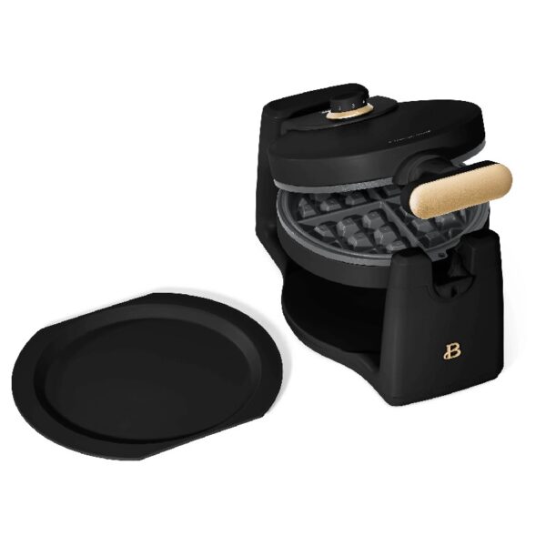 Rotating Belgian Waffle Maker, White Icing by Drew Barrymore