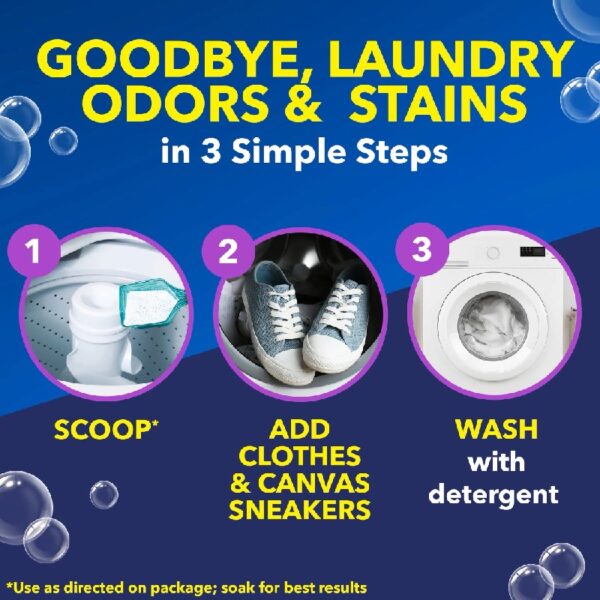 (2 pack) Odor Blasters Versatile Odor and Laundry Stain Remover Powder, 5 lb
