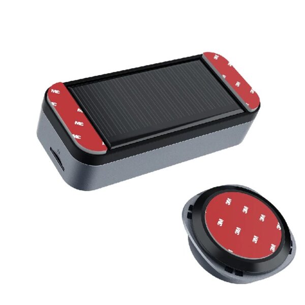 Solar Powered BT FM Transmitter with Remote via Multi-Input Compatible with Smartphone,3.5x2.5x0.875' 1 Unit Pack