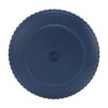12-Piece Daisy Bamboo Melamine Dinnerware Set, Blue