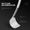 Silicone Cooking Utensils Set - Heat Resistant Stainless Steel Kitchen Utensils, Baking Tools Kitchen Gadgets,Turner, Tongs,Spatula,Spoon,Brush,Whisk,Non-Stick, Dishwasher Safe,BPA FREE (Khaki)