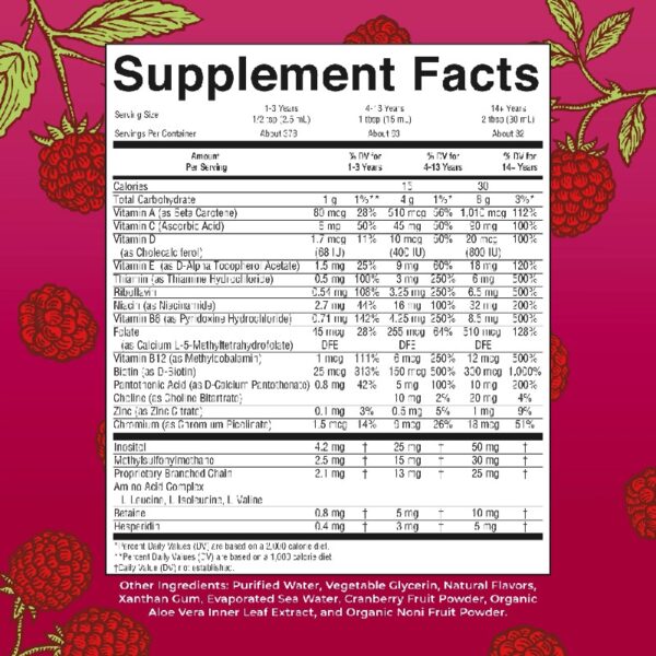 Multivitamin, Unisex, 32 Fl Oz, Vegan, Non-GMO, Vitamins C and D