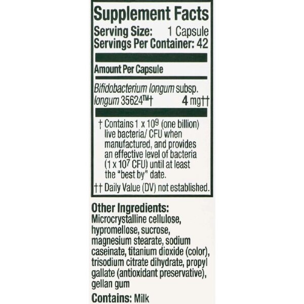 Daily Probiotic Supplement, Probiotics Supplement, 42 Capsules