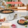 4Qt Slow Cooker with Touch-Activated Display, White Icing by Drew Barrymore
