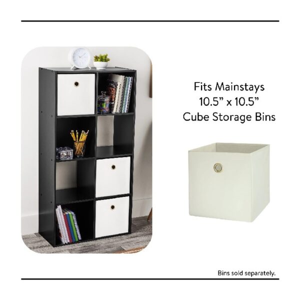 8 Cube Storage Organizer, Black