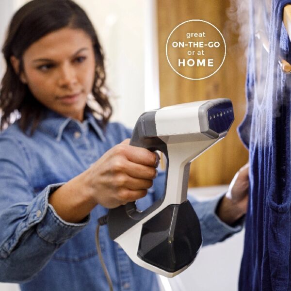 VIRTUOSO Handheld Garment Steamer, Chemical-Free, 10-Ounce Tank, 30 Second Heat-Up Time, 7.5ft Cord, White