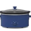 6 Quart Oval Slow Cooker, Stainless Steel Finish, Glass Lid, Model # MS54100112168S