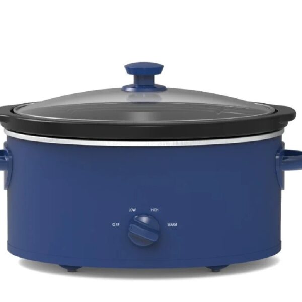 6 Quart Oval Slow Cooker, Stainless Steel Finish, Glass Lid, Model # MS54100112168S