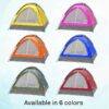 2-Person Dome Tent- Rain Fly & Carry Bag- Easy Set Up-Great for Camping Backpacking Hiking & Outdoor Music Festivals by Wakeman Outdoors (Orange)