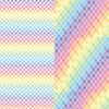 (2 pack) Cricut Infusible Ink Sheets Pattern 12x12(4), Rainbow Shapes, 12