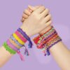 Jewelkeeper BFF Friendship Bracelet Activity Kit, DIY Bracelet Making Kit for Girls, Makes 22 Bracelets, 4 Looms, and Beads - with Instructions