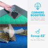 Paw Inspired PopCorner Guinea Pig Fleece Cage Liners for Midwest and C&C | Fleece Bedding for Guinea Pigs, Ferrets, Rabbits, Hamsters, Small Animals | Reinforced Corners Pee Pads (C&C 2x3, Green)