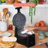 Rotating Belgian Waffle Maker, White Icing by Drew Barrymore