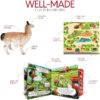 Li'l-Gen Toy Farm Animals with Interactive Farm Animal Sound Book | 12 Toy Figures with Playmat and Farm Accessories for Toddlers | Farm Playset for Boys and Girls 2 Years Old & Up (22 Piece Set)