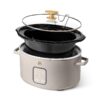 4Qt Slow Cooker with Touch-Activated Display, White Icing by Drew Barrymore