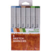 Copic Sketch Marker Set, 6-Colors, Blending Basics