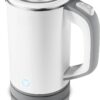 Travel Electric Tea Kettle with Auto Shut-Off & Boil Dry Protection, 304 Stainless Steel Mini Portable Water Boiler, 0.8 L Fast Heating Coffee Kettle, Perfect Holiday Gifts Black