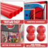 Kids Arcade Basketball Game, Indoor/Outdoor Basketball Hoop With 4 Balls, Basketball Game Toys Gifts for Boys and Girls (Blue)