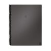 Rocketbook Fusion Smart Reusable Spiral Notebook, Black, Letter Size Eco-Friendly Notebook (8.5