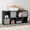 8 Cube Storage Organizer, Black