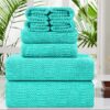 4 Pack Large Bath Towel Set 600 GSM Ultra Soft Oversized White Towel Set 35