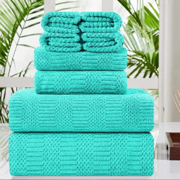 4 Pack Large Bath Towel Set 600 GSM Ultra Soft Oversized White Towel Set 35