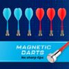 LED Magnetic Dartboard, Dart and Target Game, for All Ages, by MinnARK