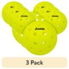 (3 pack)  Outdoor Pickleballs - Official Size - Optic - 3 Pack