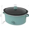 6 Quart Oval Slow Cooker, Stainless Steel Finish, Glass Lid, Model # MS54100112168S
