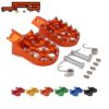 Motorcycle Universal CNC Colorful Footpeg Footrest Foot Pegs
