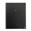 Rocketbook Fusion Smart Reusable Spiral Notebook, Black, Letter Size Eco-Friendly Notebook (8.5