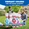 Giant Inflatable Bowling Set for Kids and Adults, Christmas Birthday Party Games, Kids Education Motor Skills Toys