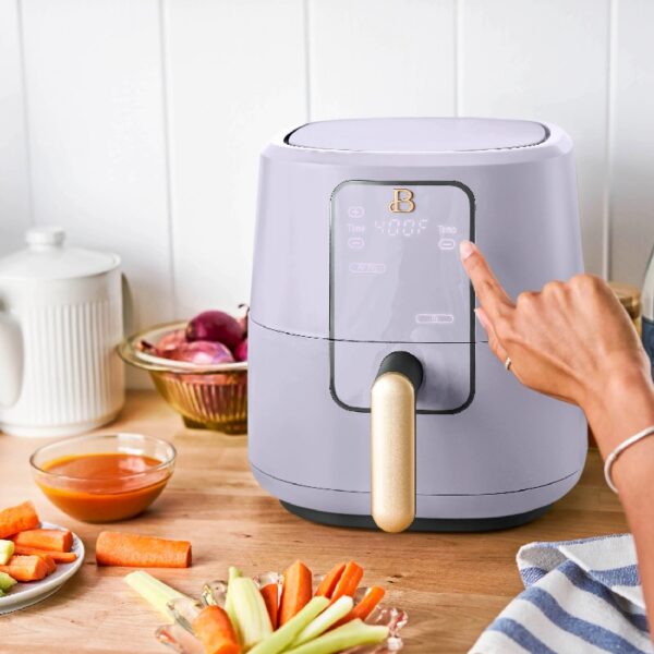 3 Qt Air Fryer with TurboCrisp Technology, White Icing by Drew Barrymore