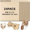 24-Pack 12x12x1/8