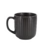Leo 16 Piece Stoneware Dinnerware Set In Black