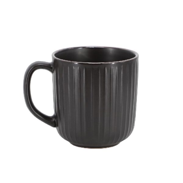 Leo 16 Piece Stoneware Dinnerware Set In Black