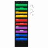 Hanging Wall File Organizer Mount Paper Folder Holder Letter 10 Storage Pocket