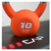 10lb Neoprene Coated Kettlebell, Orange