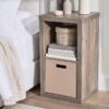 2 Cube Storage Organizer, Charcoal